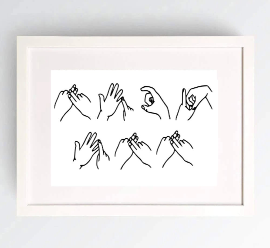 British Sign Language Print