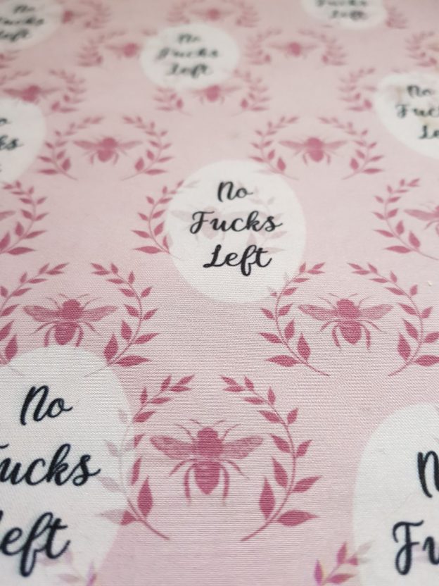 No Fucks Left Fabric