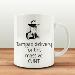 Tampax Delivery Mug Coaster