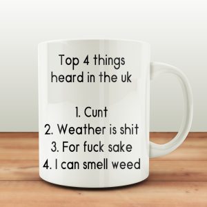 Top 4 Things Mug Coaster