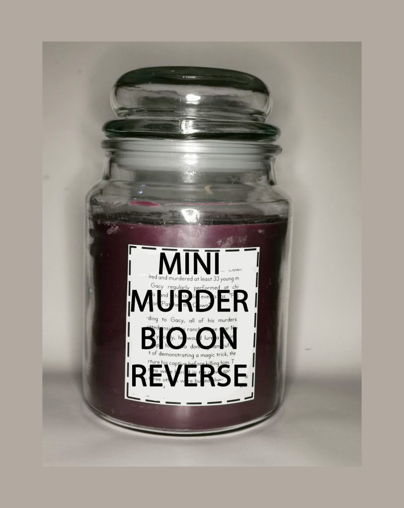 Killer Candle CUSTOM FREE PP ON ALL ORDERS OVER £30