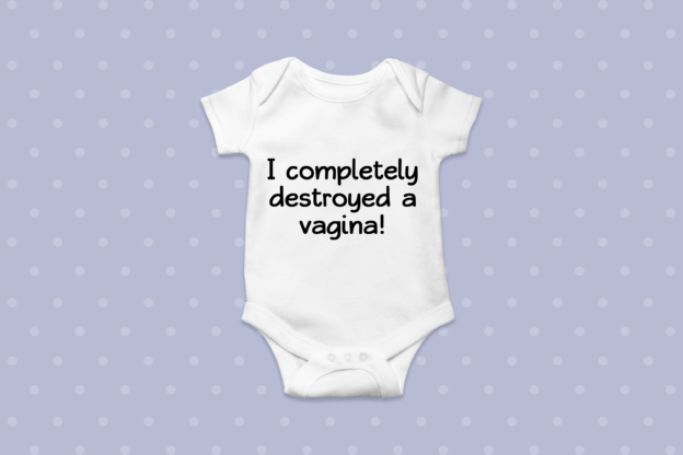 inappropriate baby clothes