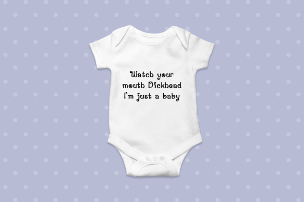 Watch Your Mouth Babygrow
