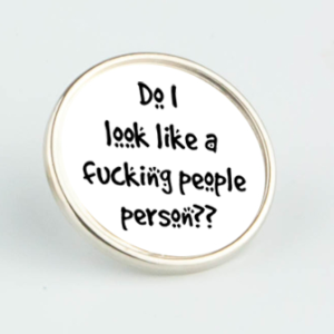 People Person Pin Badge