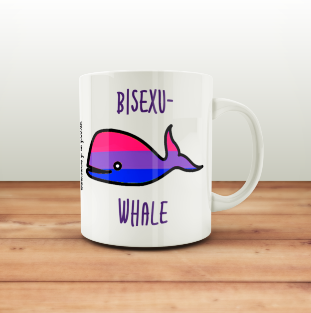 Bisexu-whale (bisexual) Mug