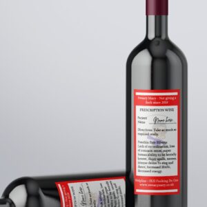 Novelty Prescription Wine Label