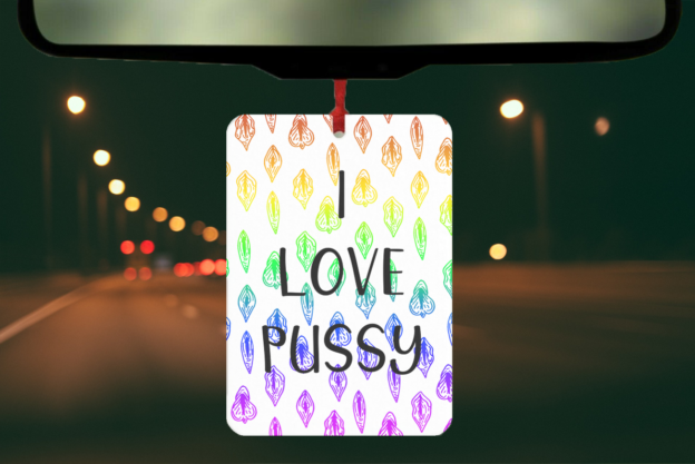 Love Pussy Car Air Freshener