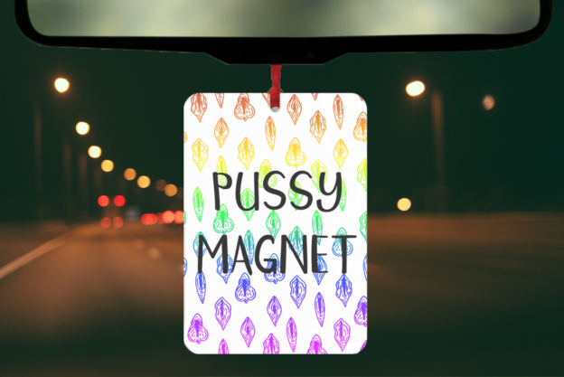 Pussy Wagon Car Air Freshener