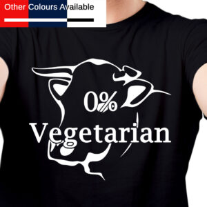 0% Vegetarian Bull TShirt